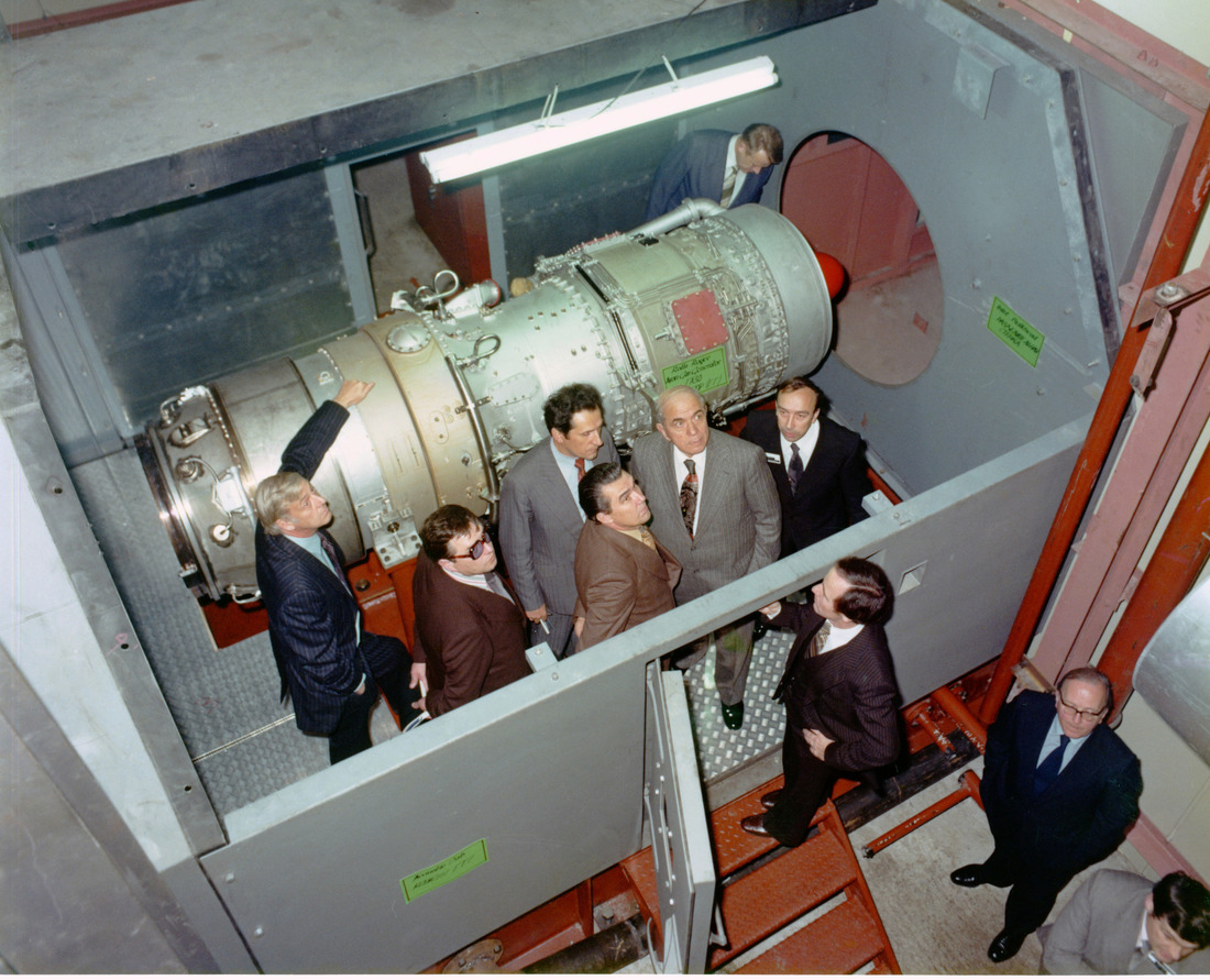 Советская делегация на заводе по производству турбин. Великобритания. 1978 г.