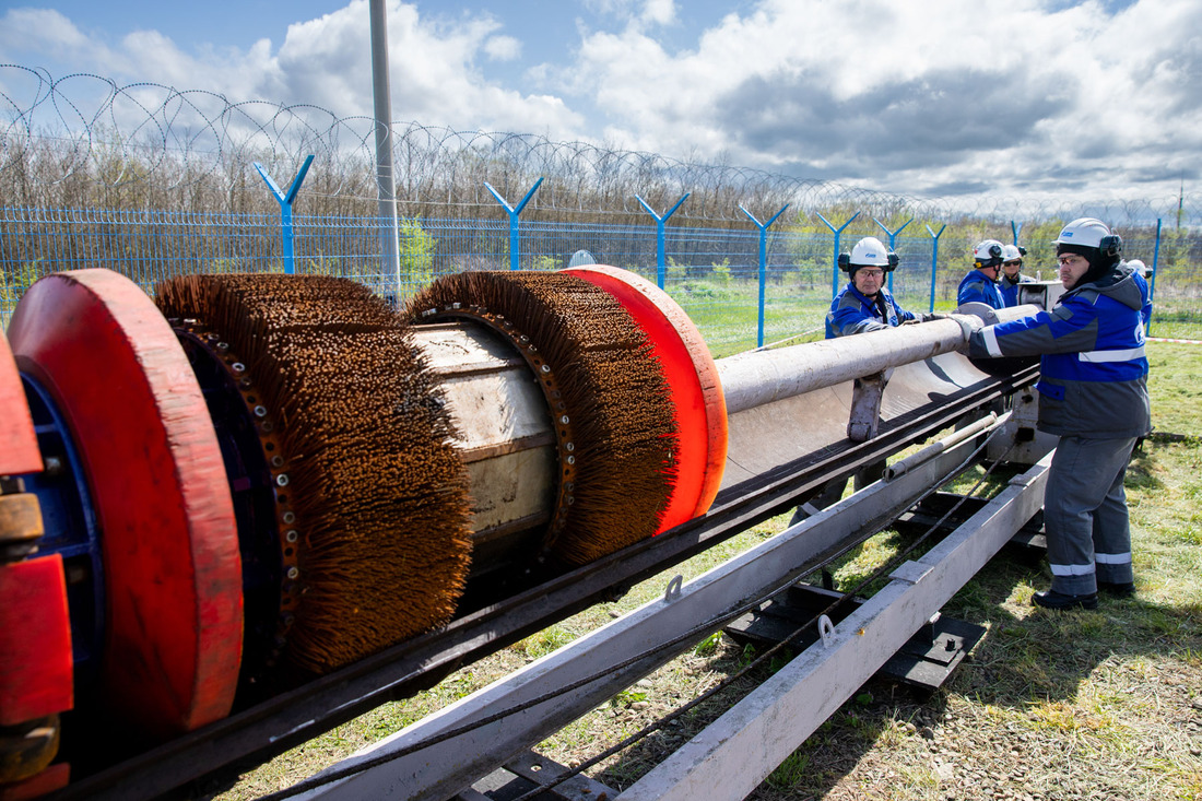 Проведение работ по ВТД газопровода