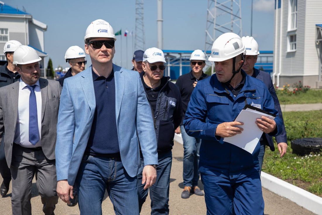 Генеральный директор компании «Газпром трансгаз Краснодар» Денис Васюков провел плановый объезд производственных объектов
