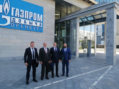 Встреча на предприятии «Газпром добыча Оренбург»