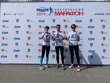 Участники забега, представлявшие ООО «Газпром трансгаз Краснодар»