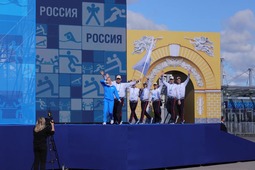 Команда «Газпром трансгаз Краснодар» на открытии Спартакиады