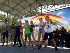 Дети работников краснодарского «трансгаза» приняли участие в туристском фестивале «Искры Факела»