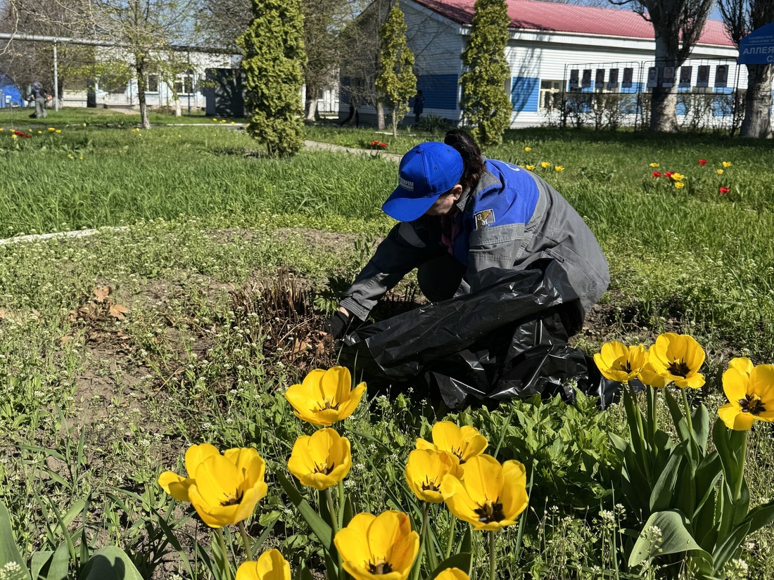 Cубботник в Кущевском ЛПУМГ