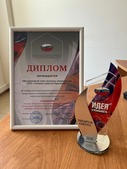 Диплом и кубок победителя.