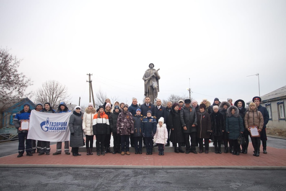Открытие после капремонта памятника воинам Великой Отечественной войны