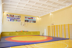 Открытие спортивного зала в общеобразовательной средней школе № 49 станицы Смоленской
